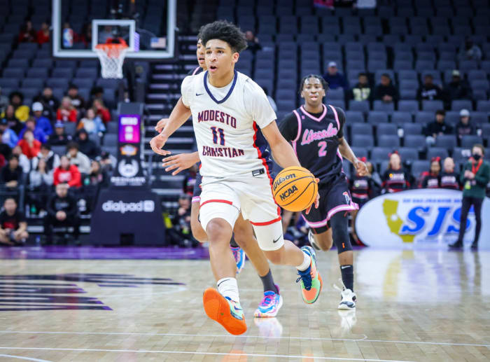 Modesto Christian 68, Lincoln 63 2024 SJS D1 title game 2 by Ralph Thompson 2-21-2024022120244